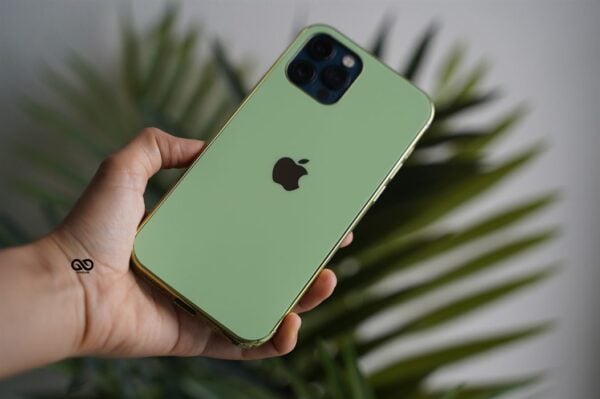 Fern Green Soft Glass Finish case for iPhone 12 Pro Max