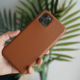 Handcrafted Vegan Leather Case for iPhone 11 Pro Max