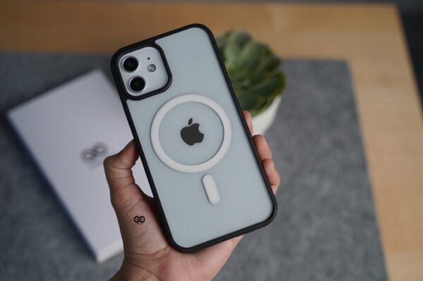 Magsafe Black Transparent Drop Proof Sleek Case for iPhone 12 Pro - Image 9