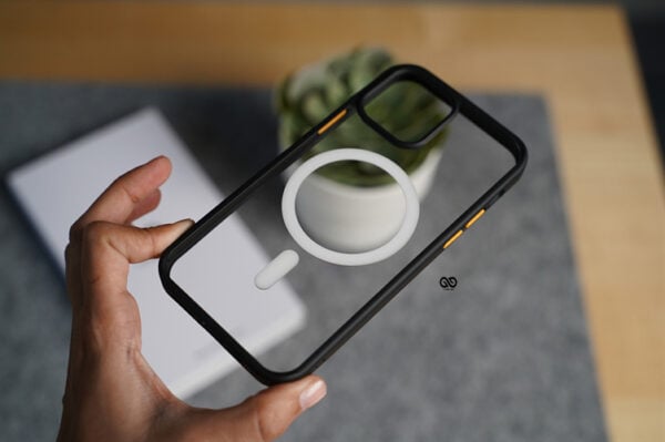 Magsafe Black Transparent Drop Proof Sleek Case for iPhone 12 Pro - Image 4