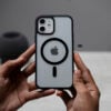 Magsafe Black Transparent Drop Proof Sleek Case for iPhone 12