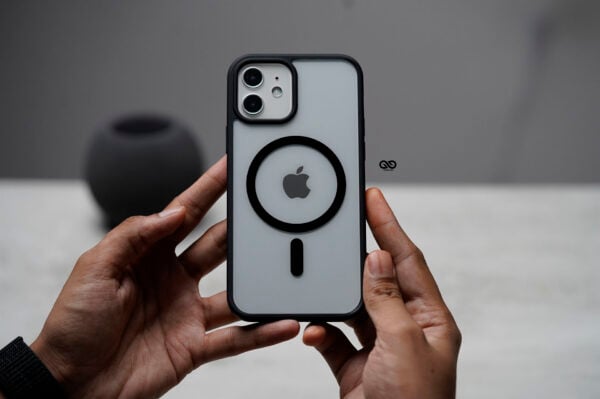 Magsafe Black Transparent Drop Proof Sleek Case for iPhone 12