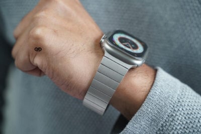 Titanium Matte Finish Detachable Link Strap With Magnetic Closure For Apple Watch 44MM 45MM 46MM Series 4 5 6 7 8 9 10 11 (SE 2 3 Gen) 172 Titanium Matte Finish Detachable Link Strap With Magnetic Closure For Apple Watch 44MM 45MM 46MM Series 4 5 6 7 8 9 10 11 (SE 2 3 Gen)