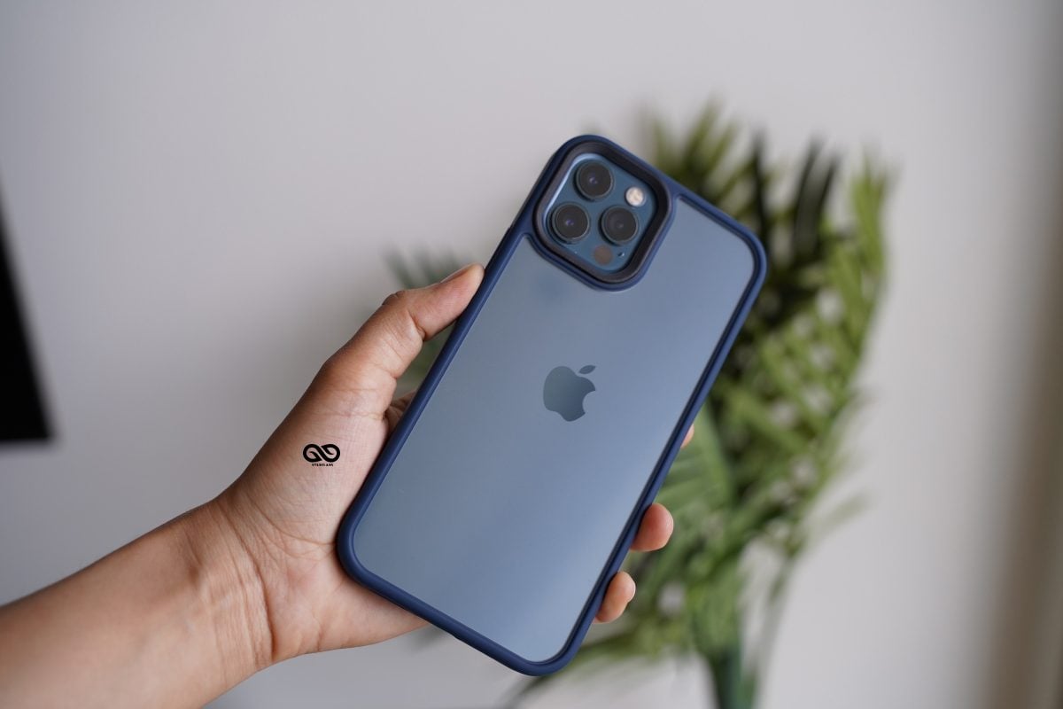 Pacific Blue Drop Proof Sleek Matte Case for iPhone 12 Pro