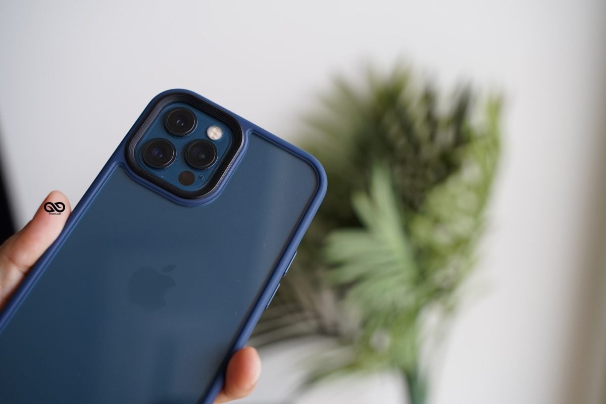 Pacific Blue Drop Proof Sleek Matte Case for iPhone 12 Pro