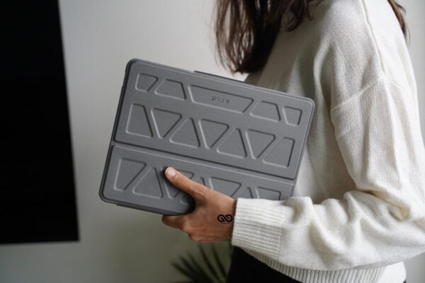 iPad Pro 2021 M1/2020/2018 3D Design Grey Flip Case 11 inch and 12.9 inch