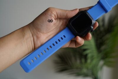 Waterproof silicone strap with bumper for Apple Watch 44MM Series 4 5 6 7 8 9 SE SE 2 Gen