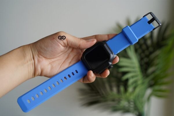 Waterproof silicone strap with bumper for Apple Watch 44MM Series 4 5 6 7 8 9 SE SE 2 Gen - Image 31