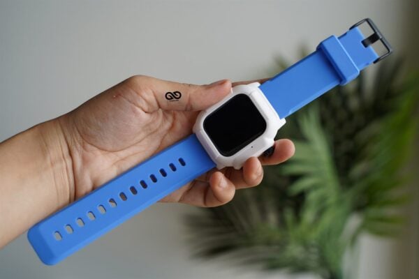 Waterproof silicone strap with bumper for Apple Watch 44MM Series 4 5 6 7 8 9 SE SE 2 Gen - Image 33