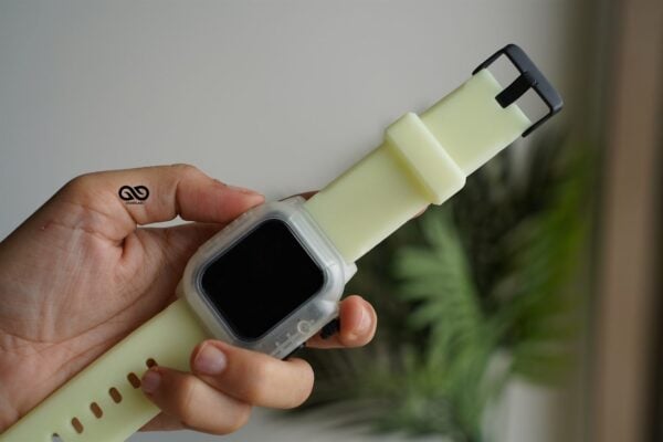 Waterproof silicone strap with bumper for Apple Watch 44MM Series 4 5 6 7 8 9 SE SE 2 Gen - Image 43