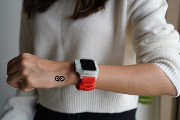 Waterproof silicone strap with bumper for Apple Watch 44MM Series 4 5 6 7 8 9 SE SE 2 Gen - Image 96