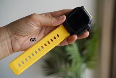 Waterproof silicone strap with bumper for Apple Watch 44MM Series 4 5 6 7 8 9 SE SE 2 Gen