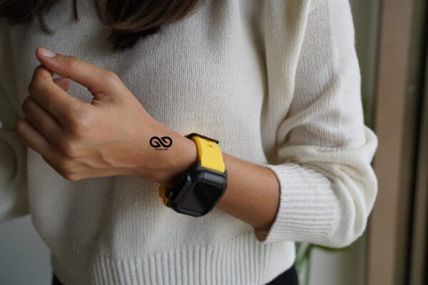 Waterproof silicone strap with bumper for Apple Watch 44MM Series 4 5 6 7 8 9 SE SE 2 Gen - Image 110