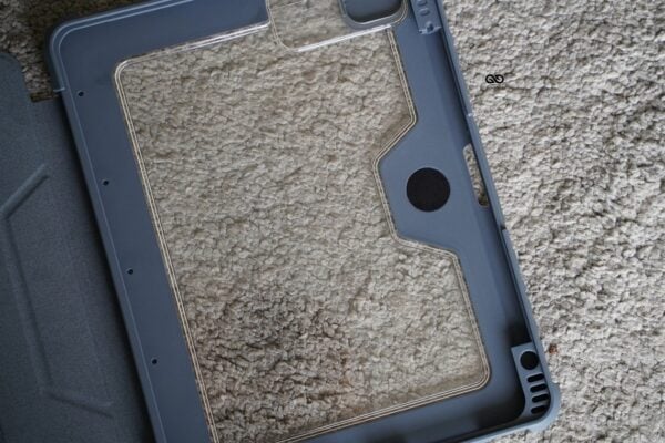iPad Air 11 (M2 Chip) 2024, Air4/Air 5 (10.9 inch) 2020/2022 Grey Bumper leather Case with transparent back and camera shutter - Image 13
