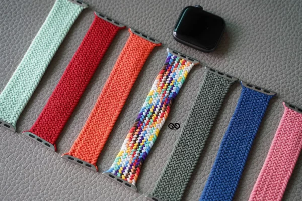 Braided Solo Loop For Apple Watch 44MM 45MM 46MM Series 4 5 6 7 8 9 10 SE SE 2 Gen - Image 31