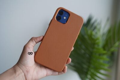 Grainy Textured Vegan Leather Case for iPhone 12