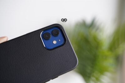 Grainy Textured Vegan Leather Case for iPhone 12