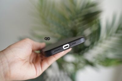 Vegan Leather Case for 12 Pro Max (Metal Buttons)