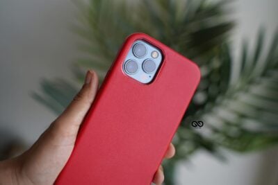 Vegan Leather Case for 12 Pro Max (Metal Buttons)