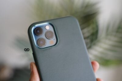 Vegan Leather Case for 12 Pro Max (Metal Buttons)