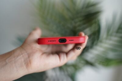 Vegan Leather Case for 12 Pro Max (Metal Buttons)