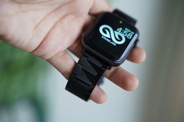 Black Glossy Matte Link Strap For Apple Watch 42MM 41MM 40MM Series 4 5 6 7 8 9 10 SE SE 2 Gen - Image 10