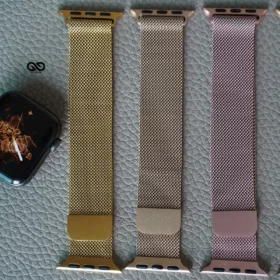 Milanese Magnetic Metal Loop strap for Apple Watch 42MM 41MM 40MM Series 4 5 6 7 8 9 10 SE SE 2 Gen