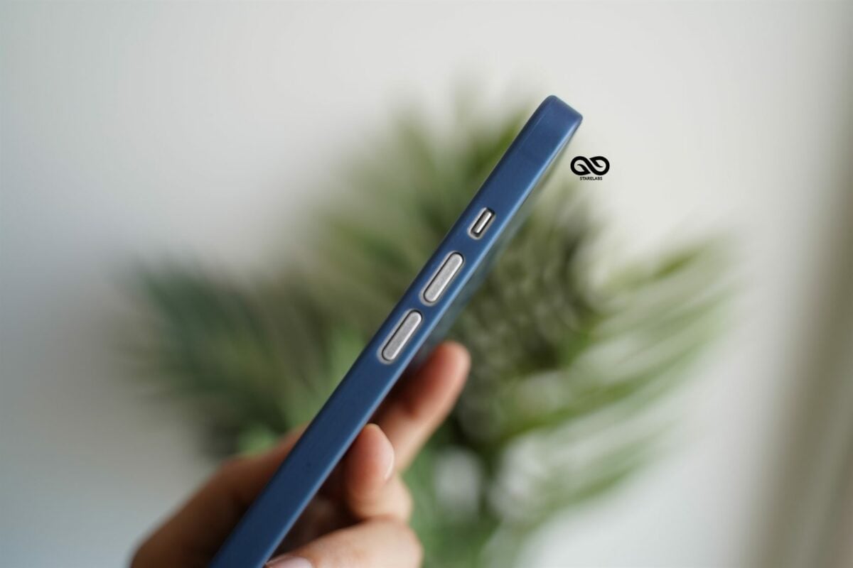 Azure Blue Ultra Thin Slim Case for iPhone 13 Pro