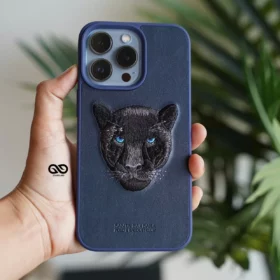 Black Panther Leather Case - Blue For iPhone 13 Pro