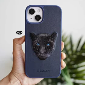 Black Panther Leather Case - Blue For iPhone 13