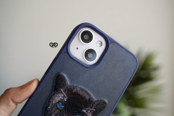 Black Panther Leather Case - Blue For iPhone 13 - Image 11