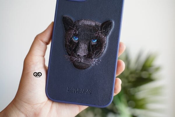 Black Panther Leather Case - Blue For iPhone 13 - Image 5
