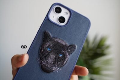Black Panther Leather Case - Blue For iPhone 13