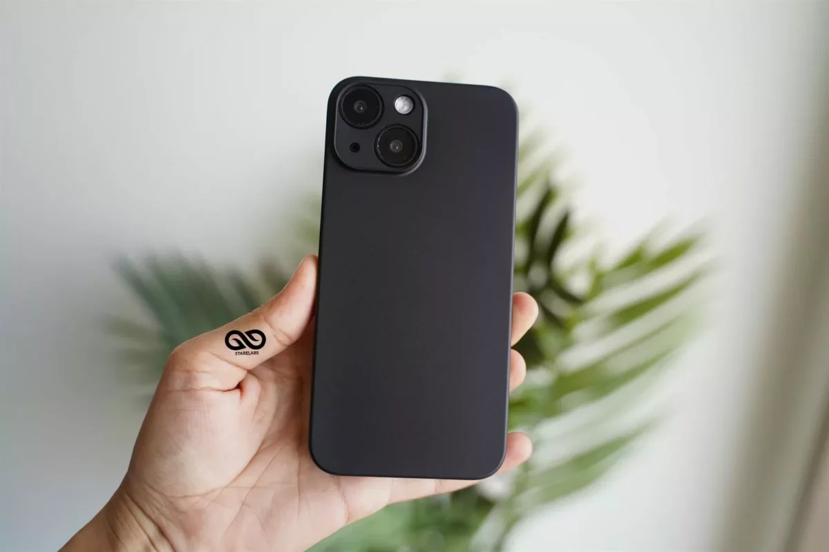 Dark Black Ultra Thin Case for iPhone 13 Mini