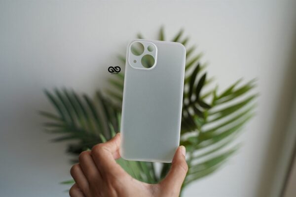 Frosted White Ultra Thin Case for iPhone 13 Mini (Phone Not Included) - Image 8
