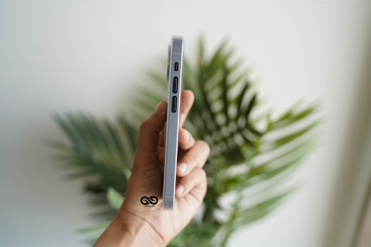 Frosted White Ultra Thin Case for iPhone 13 Mini (Phone Not Included)