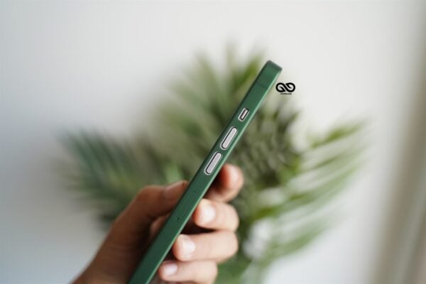 Green Ultra Thin Case for iPhone 13 - Image 10