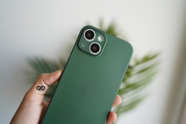 Green Ultra Thin Case for iPhone 13 Mini - Image 13
