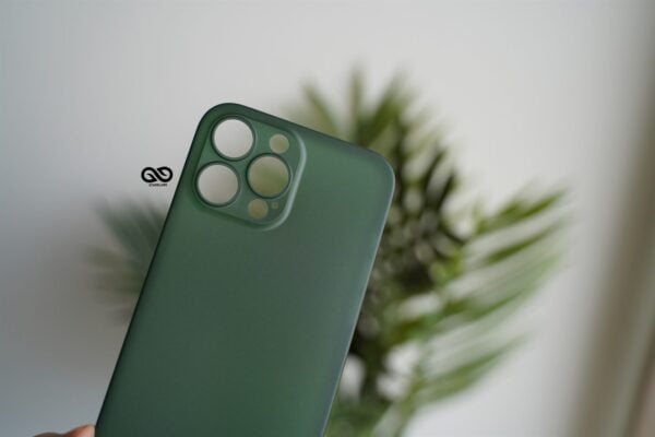 Green Ultra Thin Case for iPhone 13 Pro - Image 4