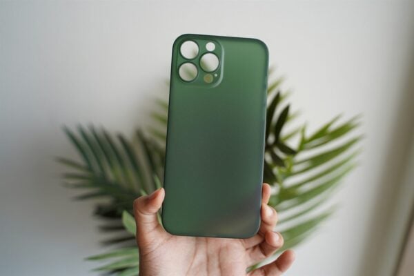 Green Ultra Thin Case for iPhone 13 Pro - Image 7