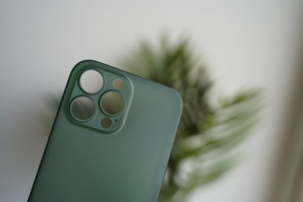 Green Ultra Thin Case for iPhone 13 Pro - Image 9