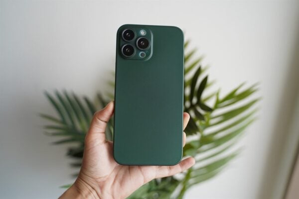 Green Ultra Thin Case for iPhone 13 Pro - Image 10