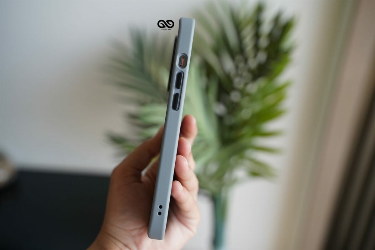 Grey Drop Proof Transparent Sleek Case For iPhone 13 Pro Max