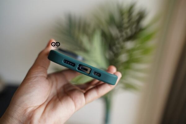Pine Green Drop Proof Transparent Sleek Case For iPhone 13 Pro - Image 5