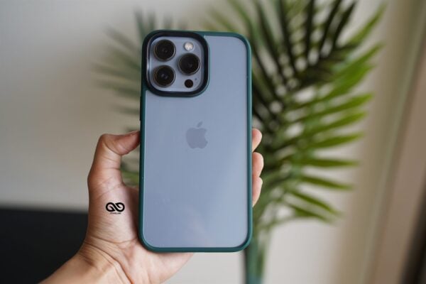 Pine Green Drop Proof Transparent Sleek Case For iPhone 13 Pro - Image 7