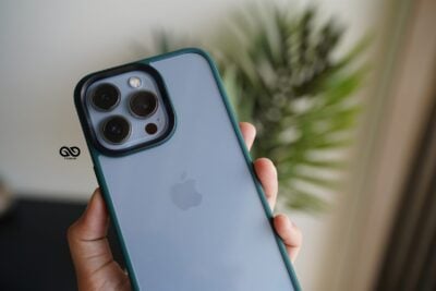 Pine Green Drop Proof Transparent Sleek Case For iPhone 13 Pro