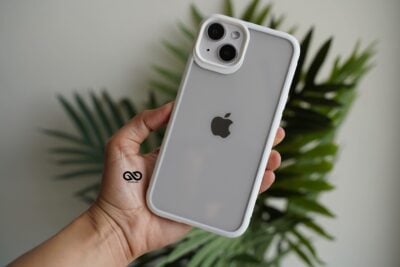 Rugged Border Clear Case For iPhone 13 Mini