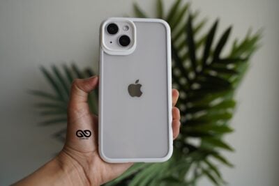 Rugged Border Clear Case For iPhone 13 Mini