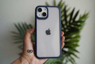 Rugged Border Clear Case For iPhone 13 Mini