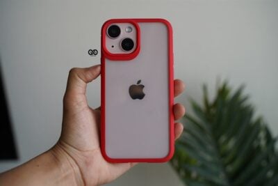 Rugged Border Clear Case For iPhone 13 Mini